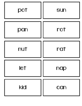 Phonics CVC Bingo by Mrs File's Flair | TPT