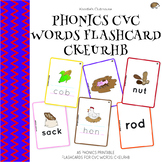 Phonics CVC Words Flashcard CKEURHB