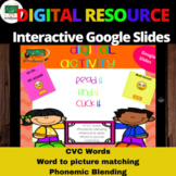Phonics CVC Words | self-checking | word to picture matching 