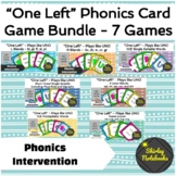 'One Left' Phonics Card Game Bundle (Plays Like UNO) | 7 Games