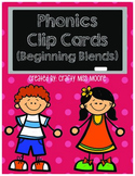 Phonics Clip Cards - Blends