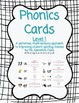 Phonics Flash Cards - Level 1 by Ms Glanvilles Class | TpT