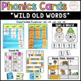 Phonics Cards: "Wild Old Words"