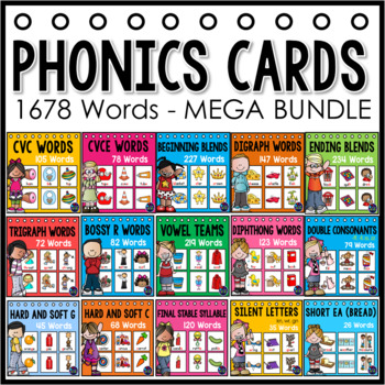 Phonics Centers Pocket Chart Activities - 1580 Words for Phonics Charts ...