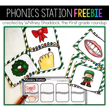 Preview of Phonics Center FREEBIE for Kindergarten