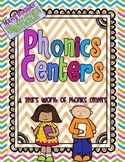 Phonics Centers: A Year's Worth of Centers for Literacy Groups