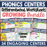 Phonics Centers | Differentiated Phonics Activities for Bl