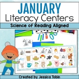 Phonics Centers January - Winter Literacy Activities, Scie