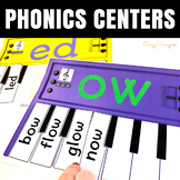 Phonics Centers Kindergarten & First Grade CVC Word Practice