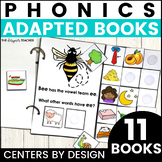 Phonics Centers by Design: Phonics Adapted Books BUNDLE Sp