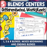 Phonics Centers for Blends | Differentiated Phonics Blends