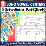 Phonics Centers for Long Vowels | Differentiated Phonics L