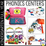 Phonics Activities for Kindergarten: Year Long Centers