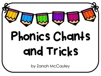 Preview of Phonics Chant and Tricks Posters