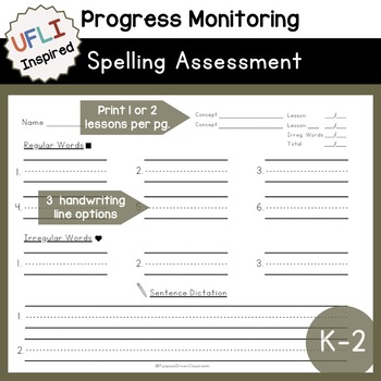 Preview of Phonics Check-In | UFLI Inspired | Progress Monitoring Assessment