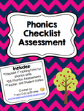 Phonics Checklist Assessment Pack