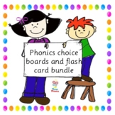 Phonics Choice Boards with sound cards