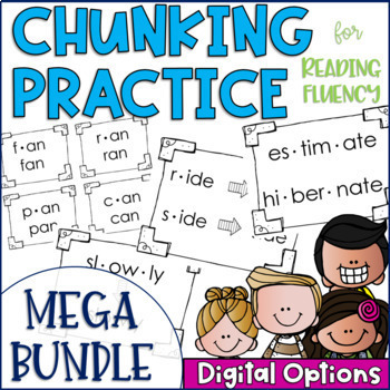Preview of Phonics Chunking Practice MEGA BUNDLE