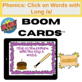 Phonics: Click on Words with Long /a/ (FREE) Boom Card Set