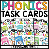 Phonics Clip Cards for Task Card Boxes | Fine Motor Litera
