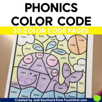 Preview of Phonics Color by Code