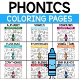 Phonics Coloring Sheets | Phonics Worksheets