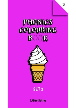 Preview of Phonics Colouring Book - Complete Set 3
