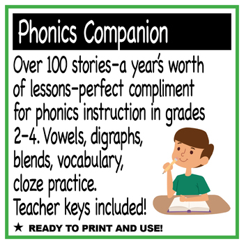 Preview of Phonics Companion Complete: 108 Stories and Lesson Supplements