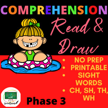 Preview of Phonics Comprehension | Sight words | ch, sh, th, wh