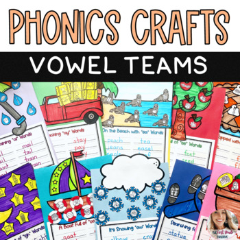 Preview of Phonics Crafts Vowel Teams