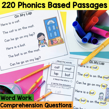 Phonics Decodable Reader Passages Bundle Reading Passages With   Original 6785584 2 