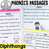 Phonics Decodable Reader Passages | Diphthongs | Comprehen