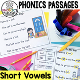 Phonics Decodable Reader Passages | Short Vowels | CVC | R