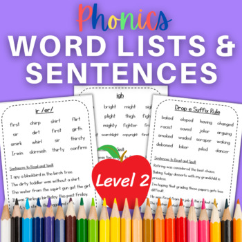 Preview of Best Word Lists & Reading Sentences - R-controlled + Spelling Rules
