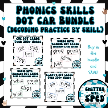 Preview of Phonics & Decoding Dot Cards (Science Of Reading)-- GROWING BUNDLE!!