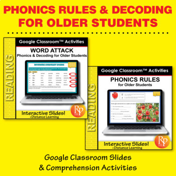 Preview of Phonics & Decoding For Older Students 265 Ready To Use Digital Resource Lessons