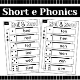 Phonics Dice Game: Roll & Read Short e Word Families (Phon