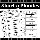 Phonics Dice Game: Roll & Read Short o Word Families (Phon