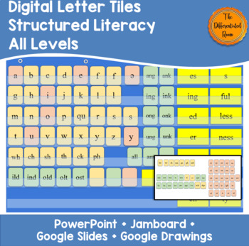 Preview of Phonics: Digital Letter Tiles for All Levels