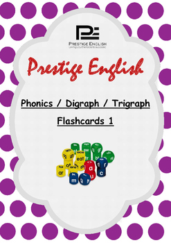 Preview of Phonics / Digraph / Trigraph Flashcards 1 ( Jolly Phonics / Letterland ) FREE
