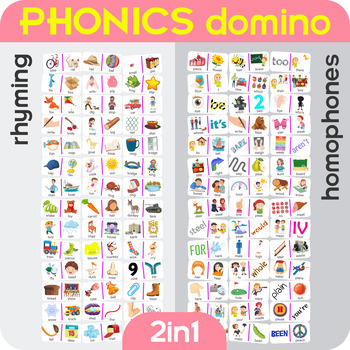 Phonics Dominoes 2in1 By Language Stuff Teachers Pay Teachers