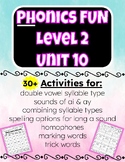 Phonics FUN Level 2: Unit 10 Practice Activities