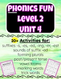 Phonics FUN Level 2 Unit 4 Practice Activities