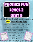 Phonics FUN Level 2 Unit 9 Practice Activities