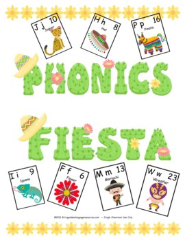 Preview of Phonics Fiesta (Bilingual-Spanish)