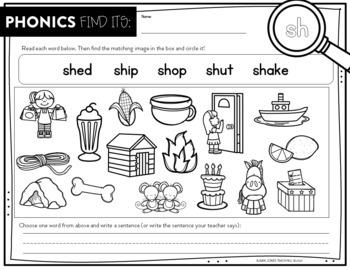 phonics find its decodable worksheets by susan jones tpt