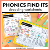Phonics Find Its: Decodable Science of Reading Worksheets!