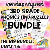 Phonics Find Puzzles: 3rd Gr. Wonders Aligned ALL PUZZLES:
