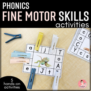 Preview of Phonics Fine Motor Activities