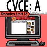 CVCe Long a Silent e Phonics Lessons Digital Unit 13 for F